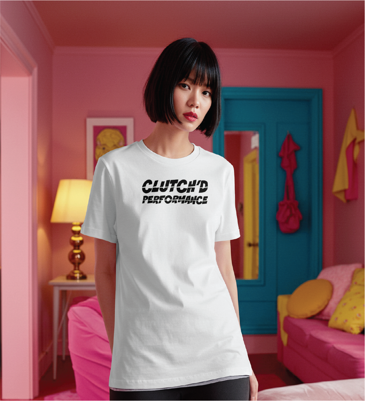 Short sleeve Clutch'd Split T-shirt