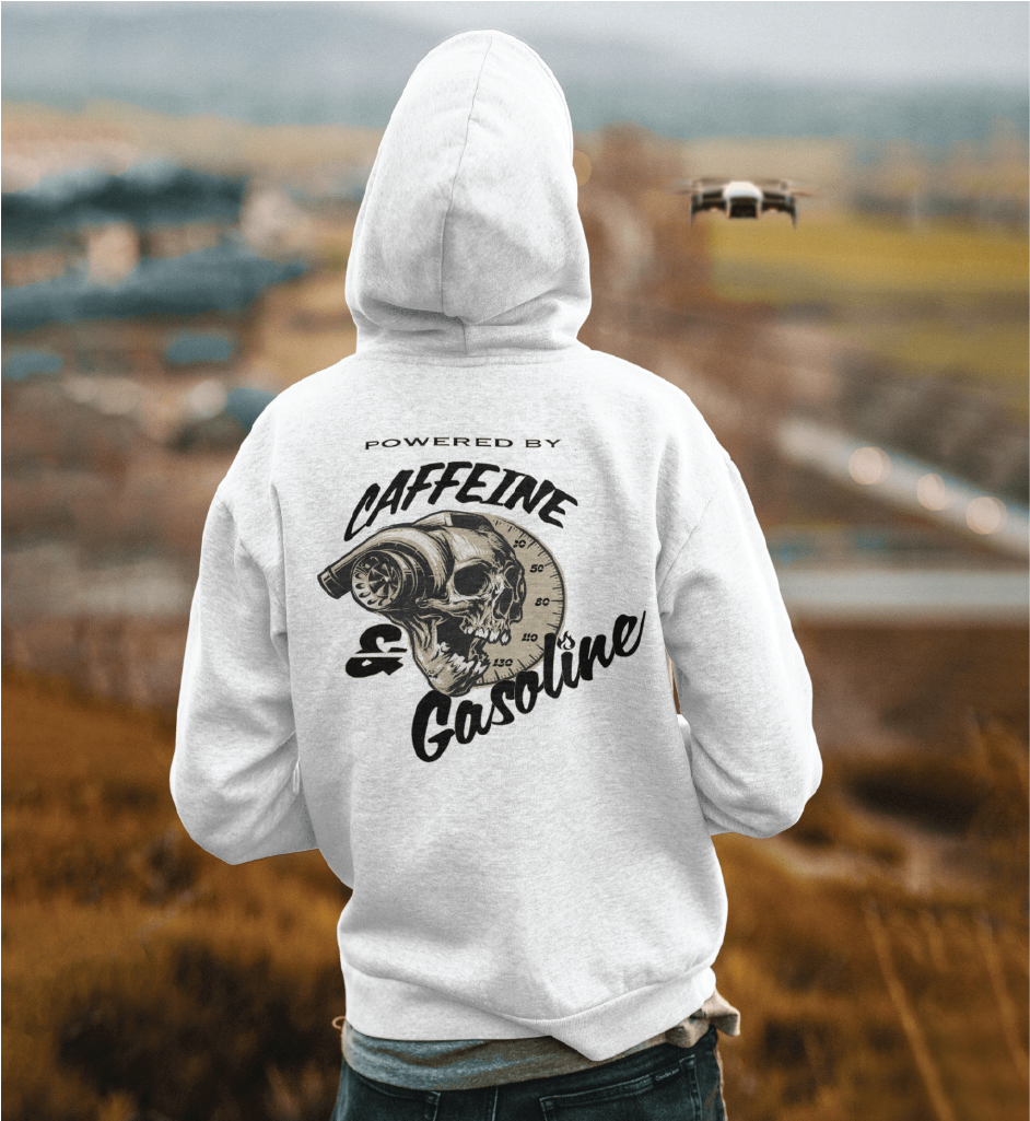 Caffeine and Gasoline Hoodie