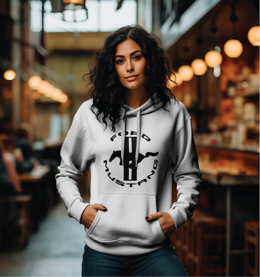 Hoodie with Mustang Logo