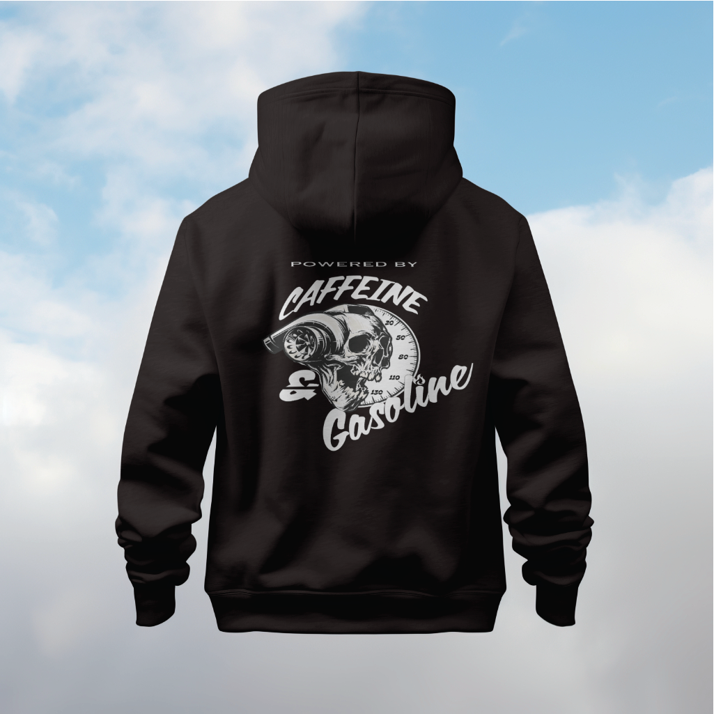 Caffeine and Gasoline Hoodie