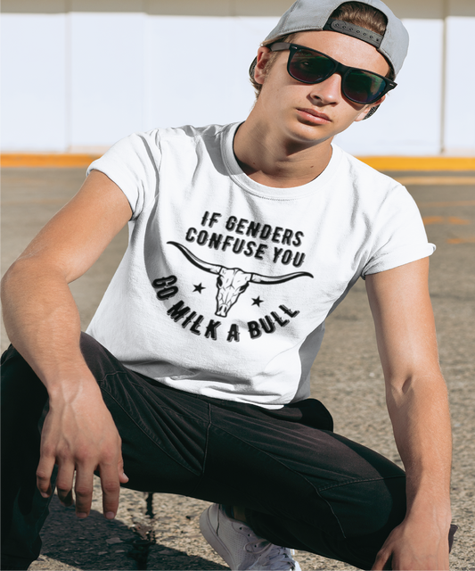 Confused bull T-shirt