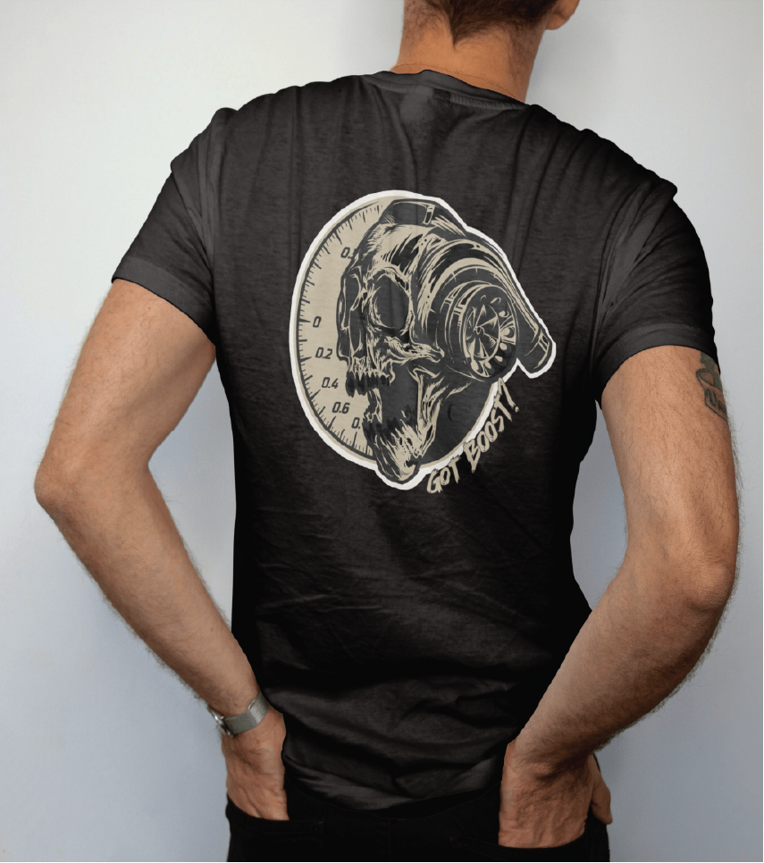 Short sleeve Got Boost Skull T-shirt