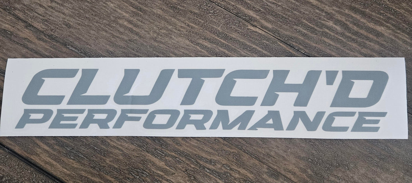 Clutch'd Transfer Cut Decal