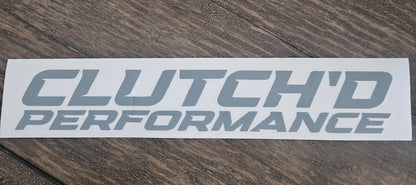 Clutch'd Transfer Cut Decal
