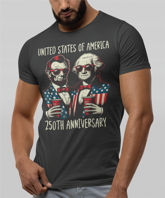 Short Sleeve Abe/George 250th