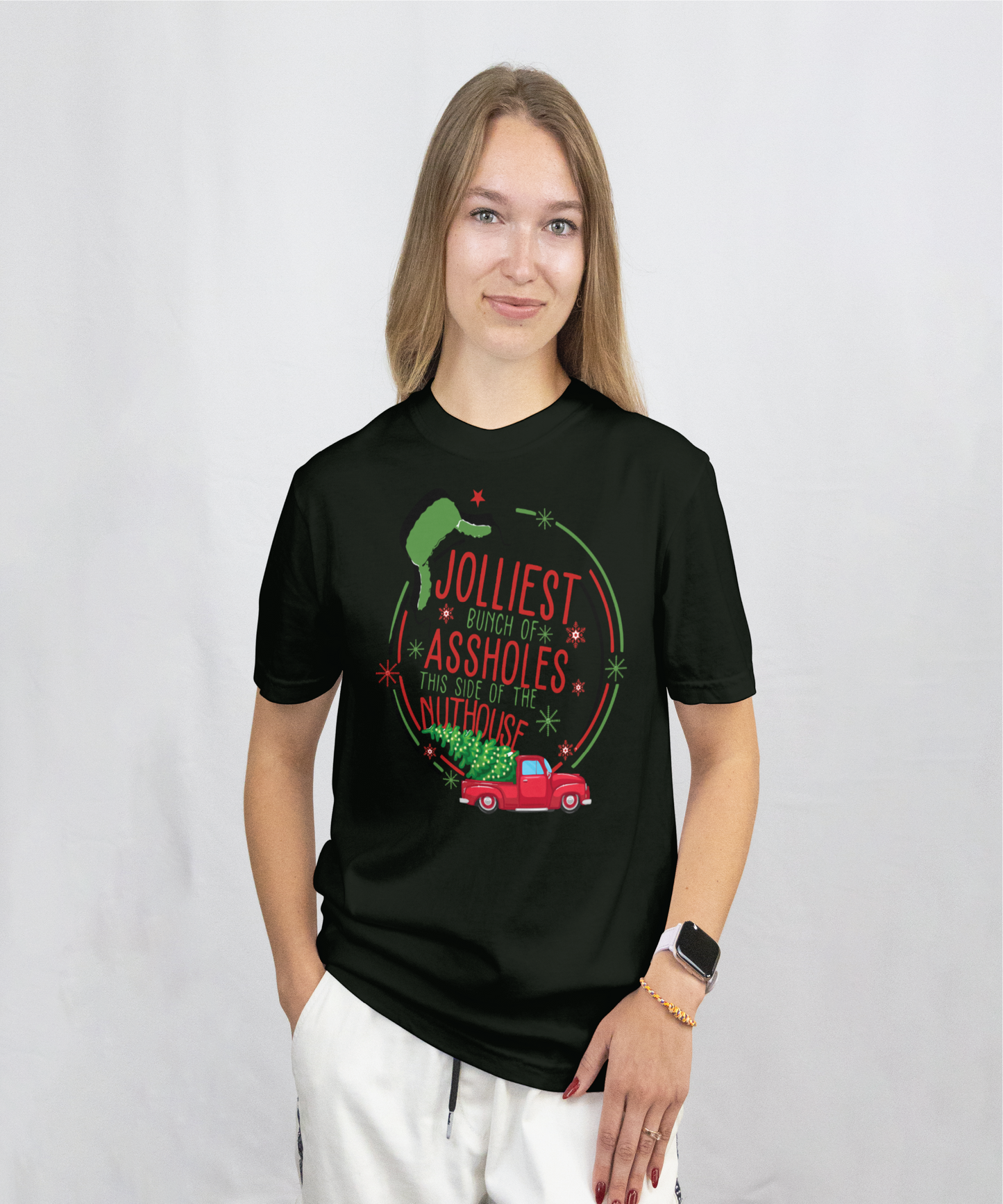 Short sleeved Griswald print