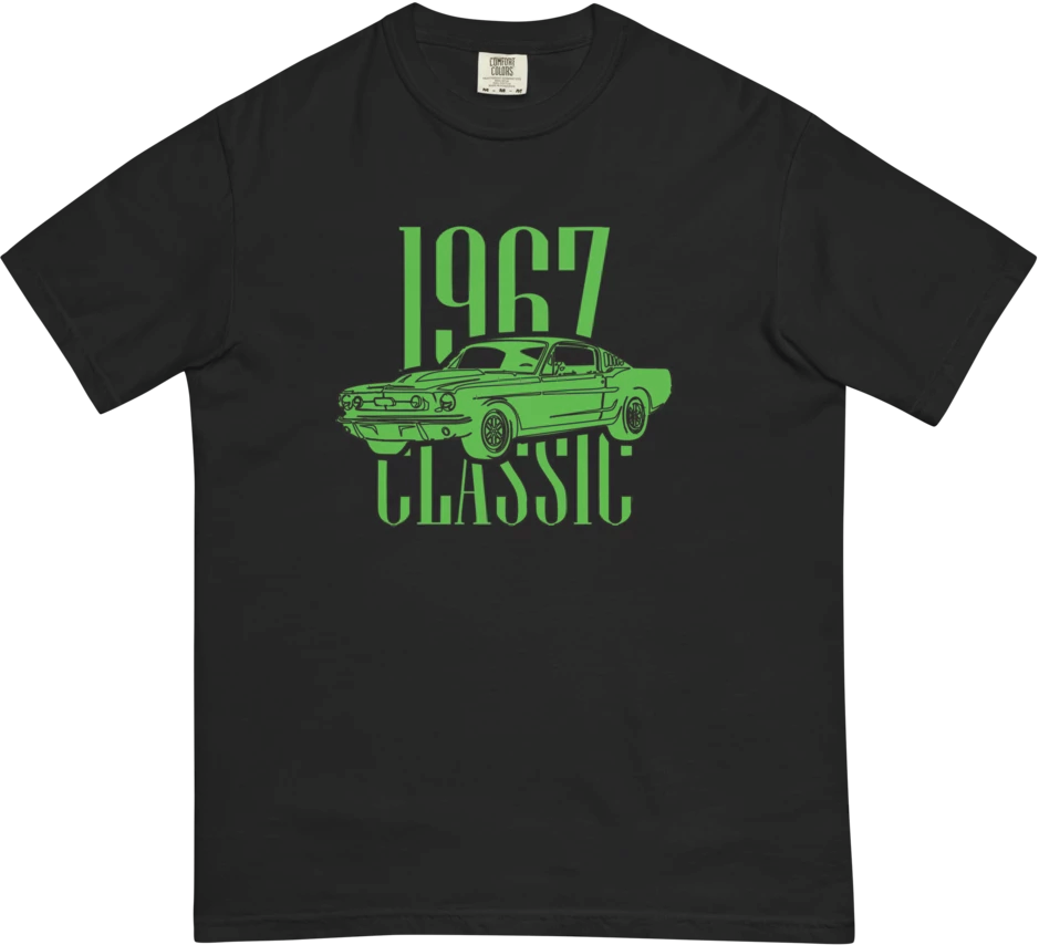 Short sleeve 1967 Classic Mustang T-shirt