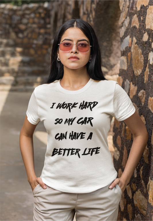 I work hard T-shirt
