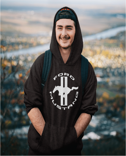 Hoodie with Mustang Logo