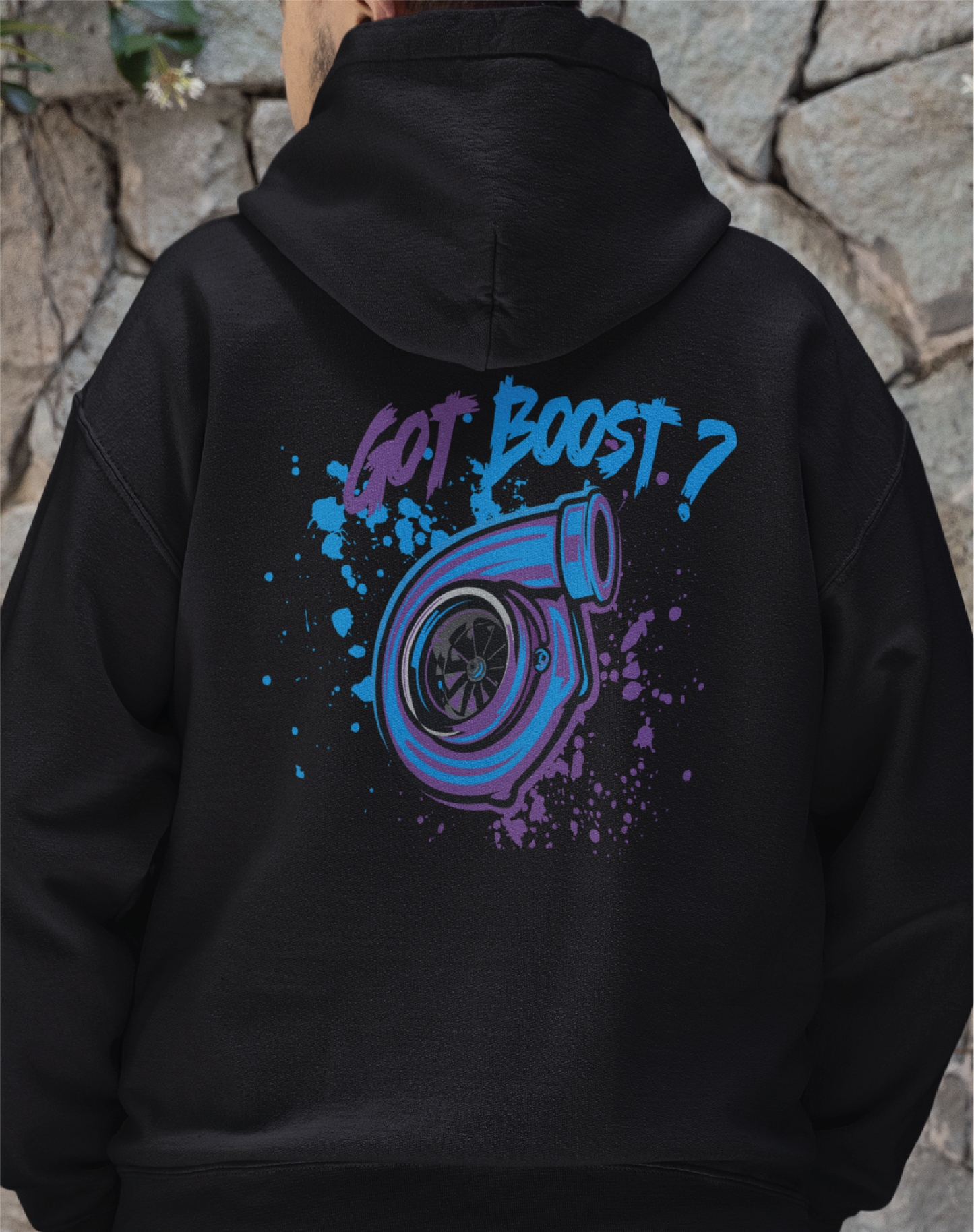 Got Boost Blue and Purple ESS Tuning Hoodie