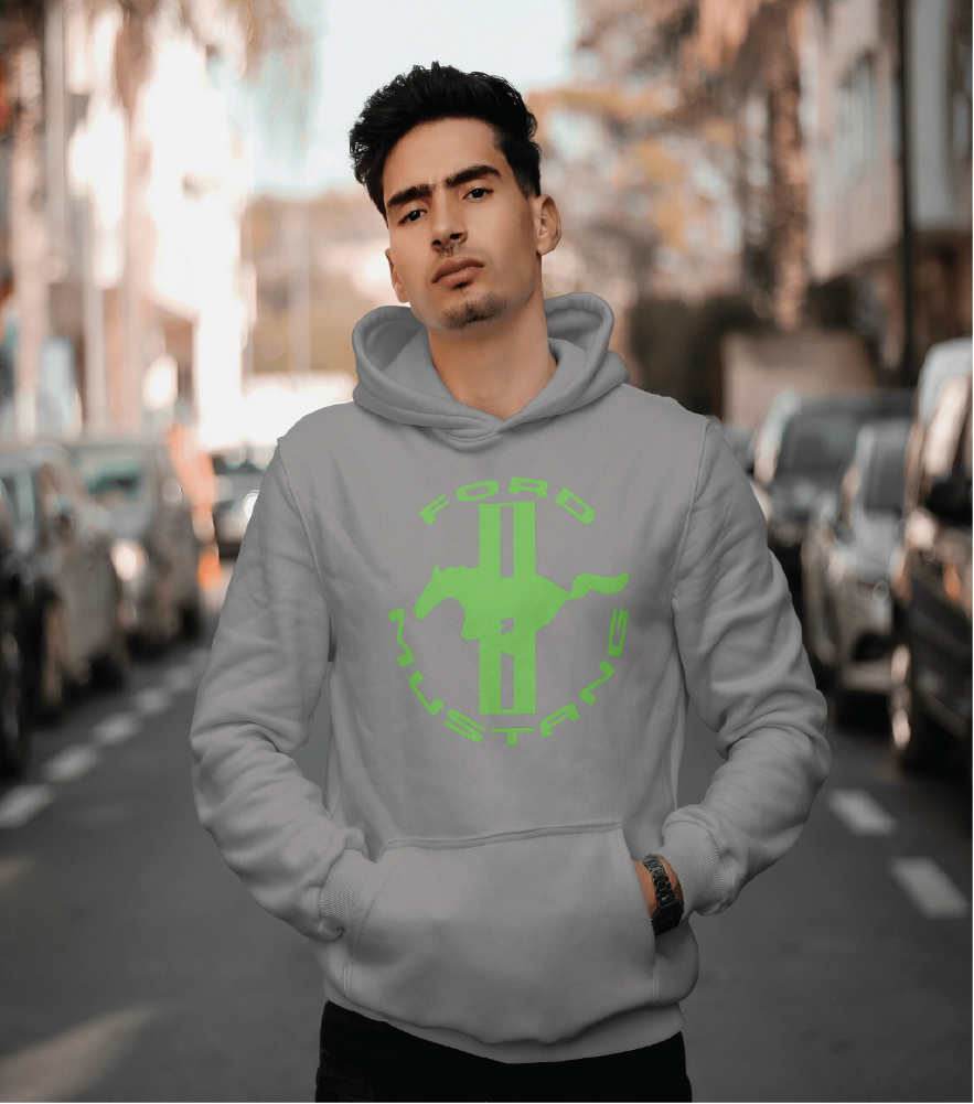 Hoodie with Mustang Logo