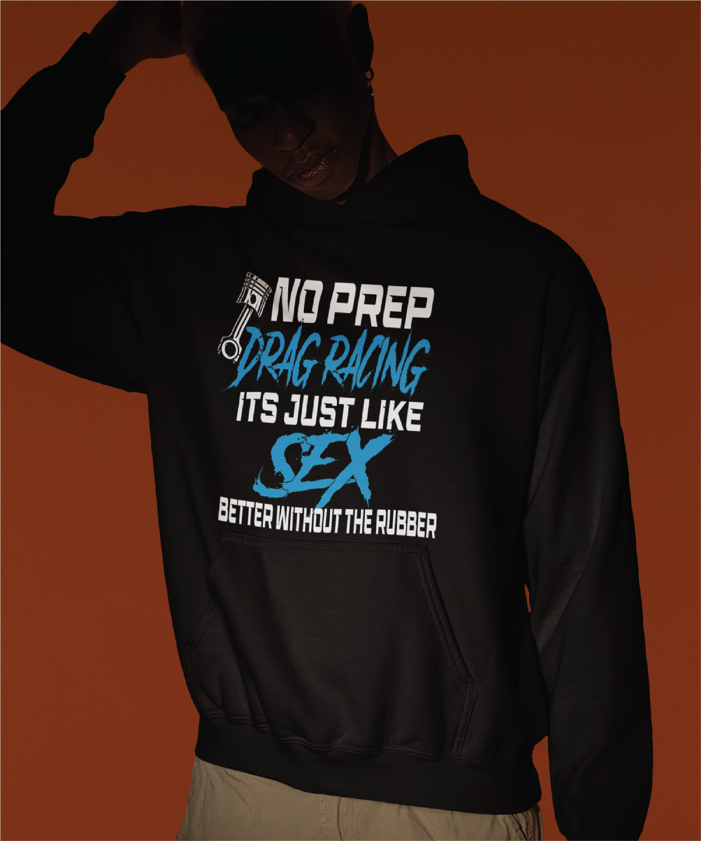 No Prep Drag racing Hoodie