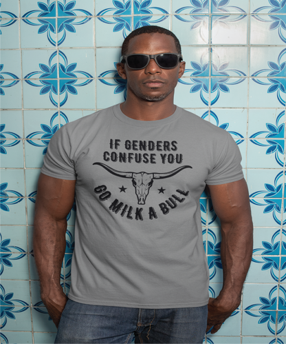 Confused bull T-shirt