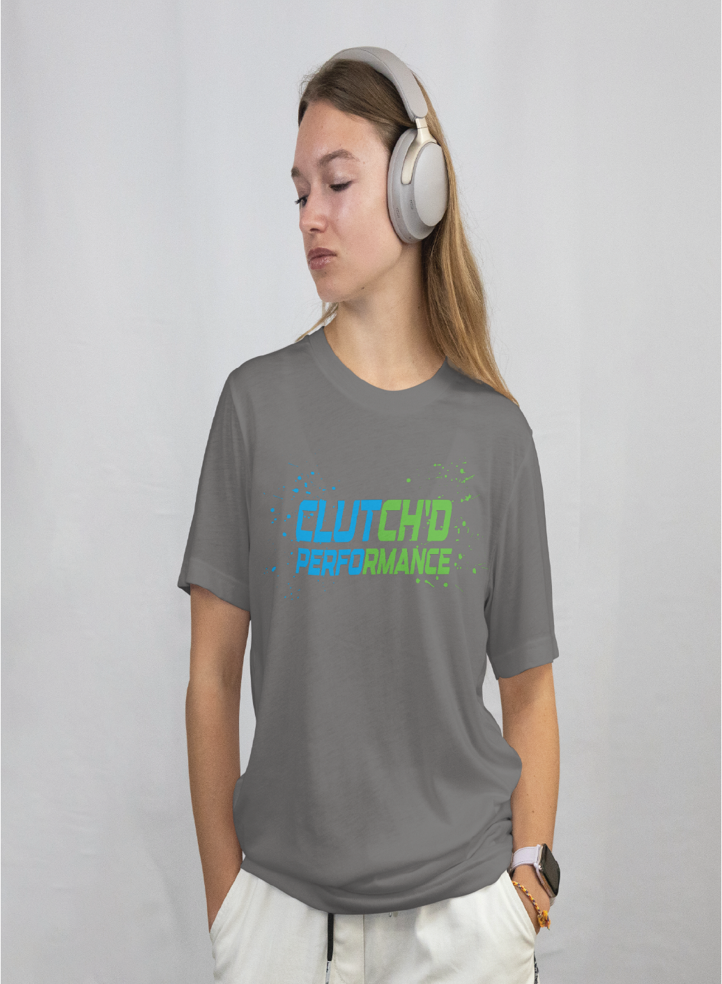 Clutch'd neon Oil Splatter shirt