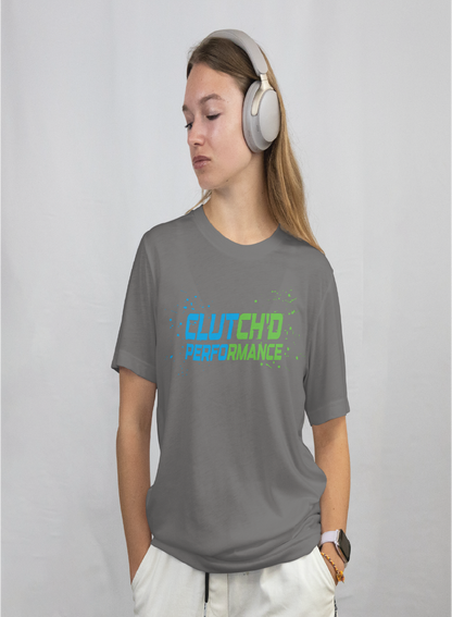 Clutch'd neon Oil Splatter shirt