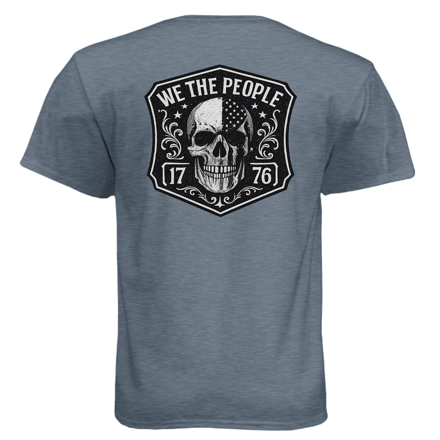 Heather Slate Blue - BACK