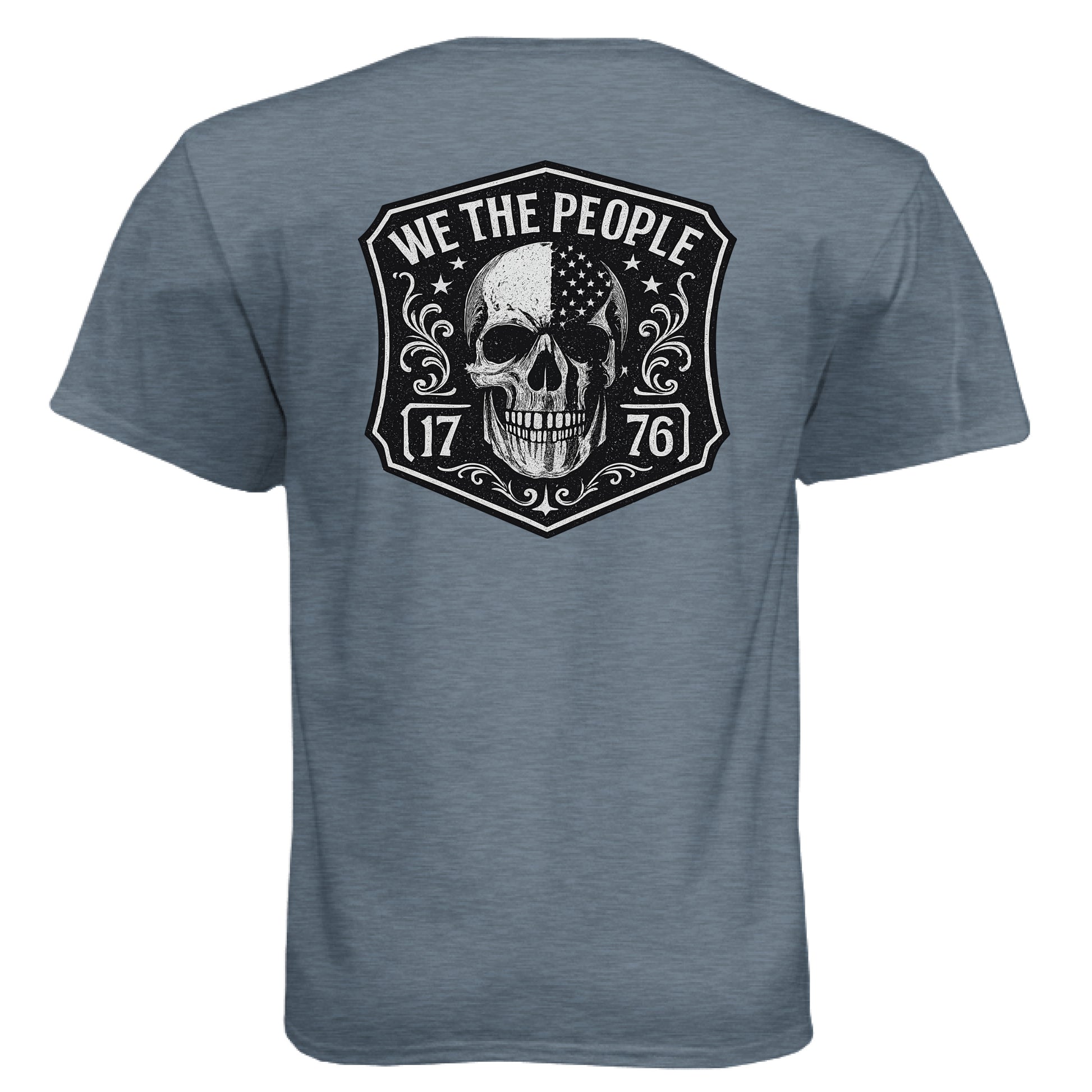 Heather Slate Blue - BACK