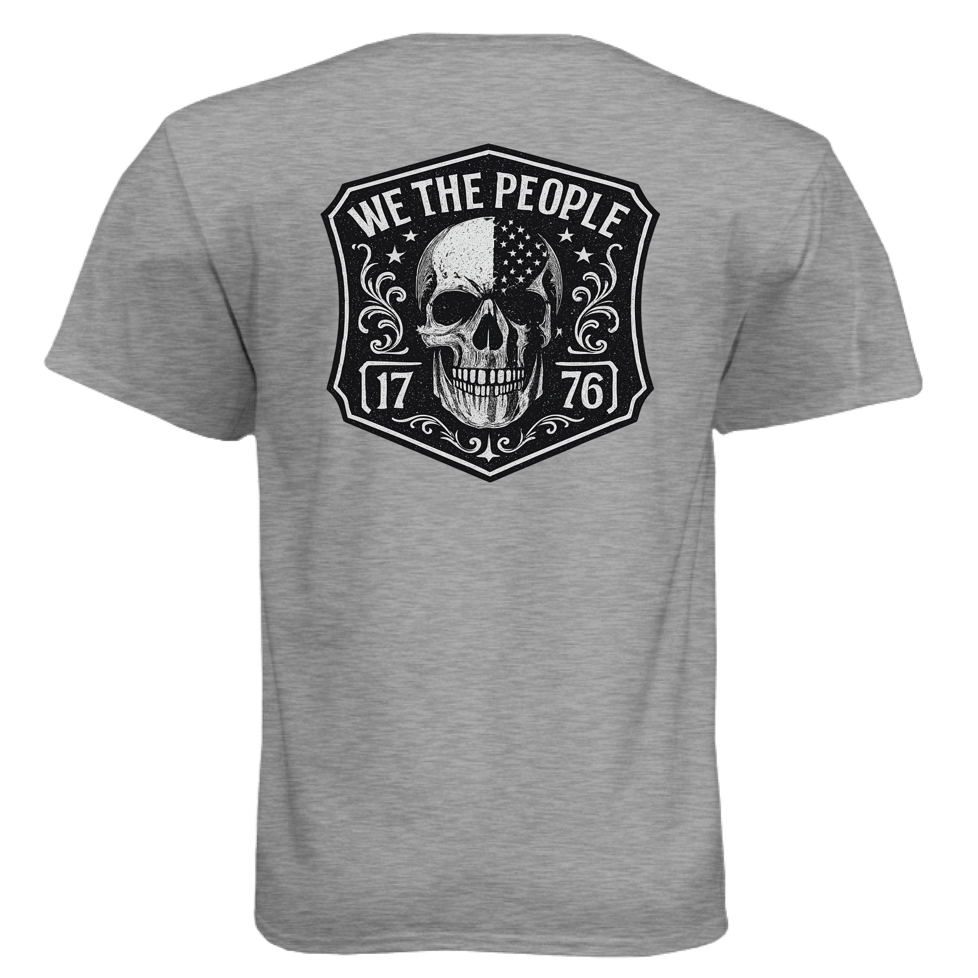 Dark Heather Grey (60/40) - BACK