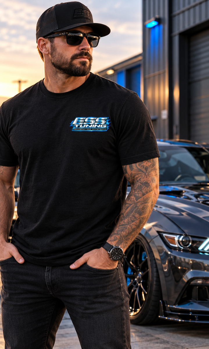 Custom Chrome colored ESS Tuning hoodie